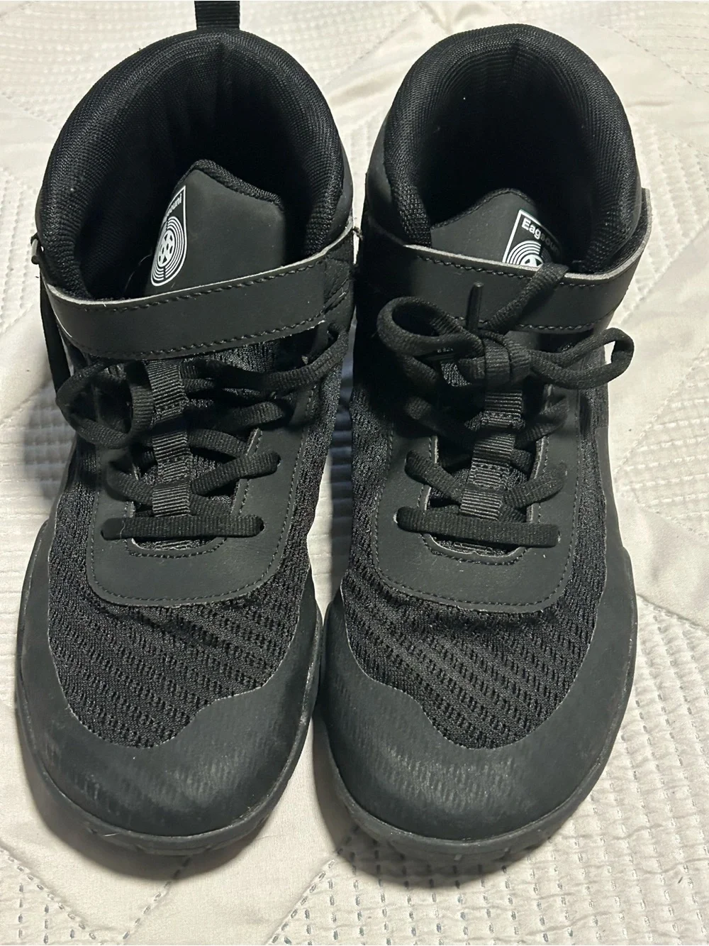 Sisttke Eagsouni Black Wrestling Boxing Shoes Zero Drop Mid Top EU 39 US Men 6.5